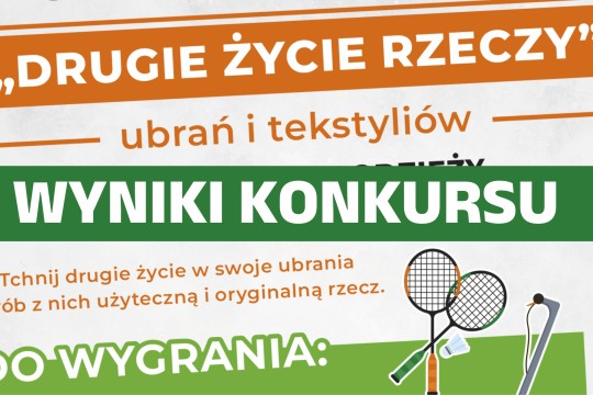 Konkurs "Drugie życie rzeczy" rozstrzygnięty!