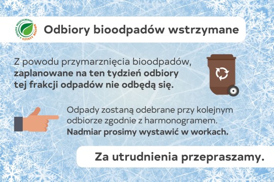 Odbiory bioodpadów wstrzymane