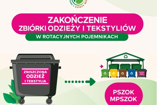Zakończenie pilotażowej zbiórki odzieży i tekstyliów